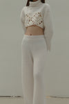 SWAYING/KNIT Seamless Mohair Pants-Double Layer SW211XZ04